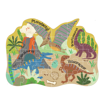 Dinosaur 30pc Shaped Jigsaw Puzzle