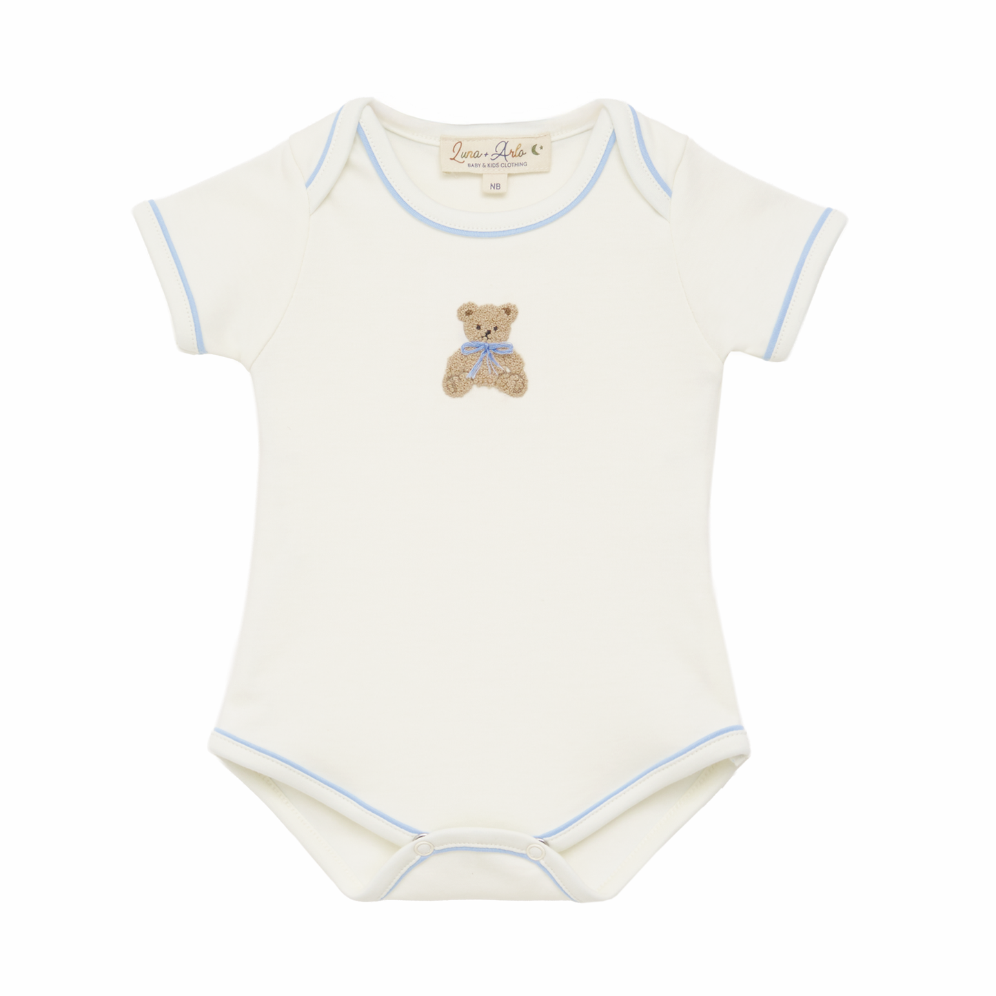 Bear Hugs Lap Bodysuit - Sky Blue