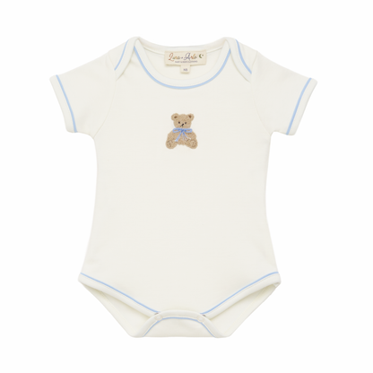 Bear Hugs Lap Bodysuit - Sky Blue