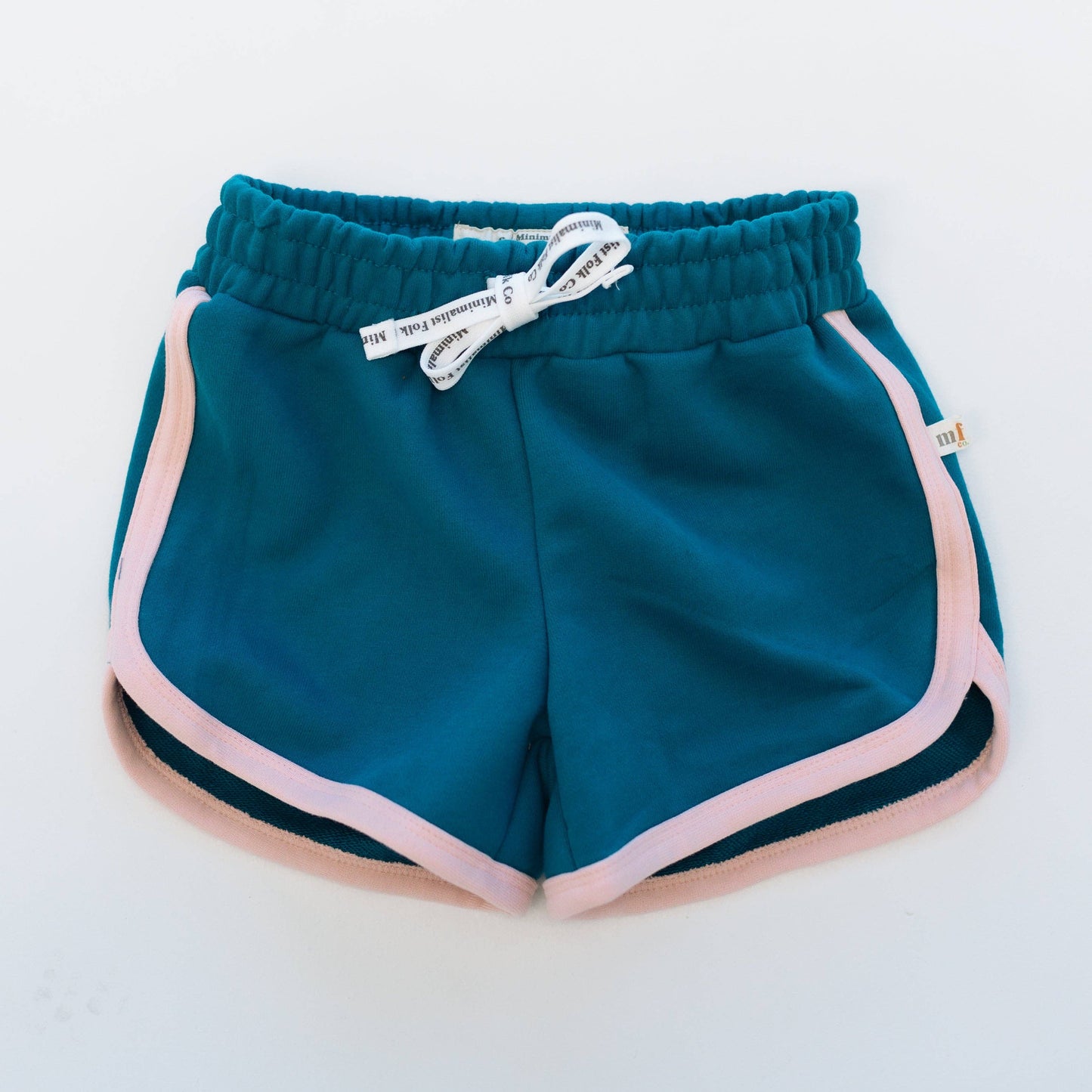 Track Short - Teal & Pink