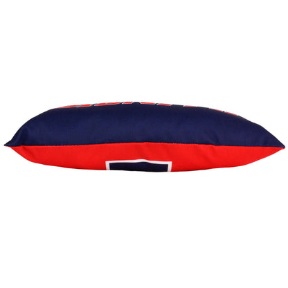 Illinois Fighting Illini 2 Sided Bolster Travel Pillow, 16" x 6"