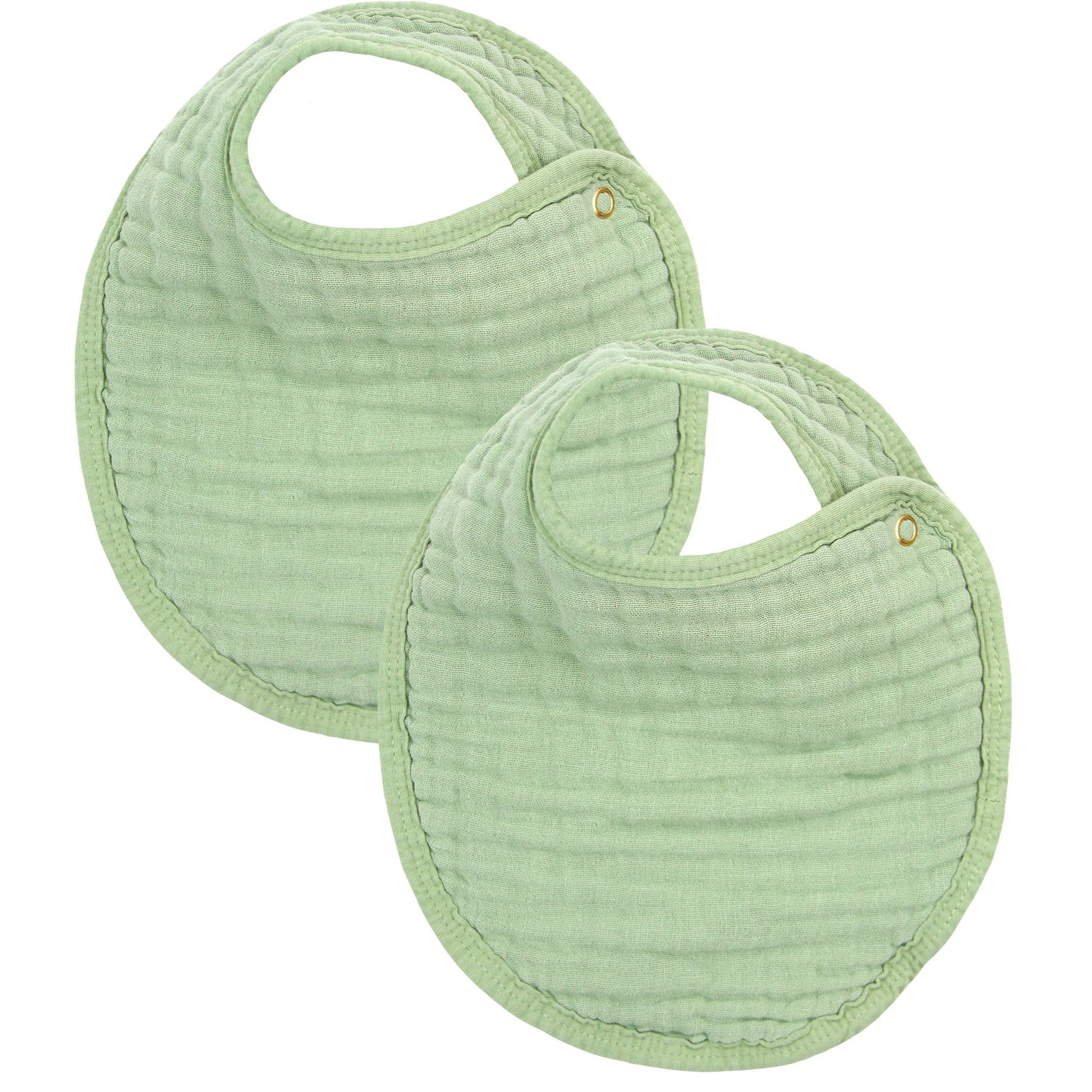 Cloud Muslin™ Bib 2 Pack - Sage