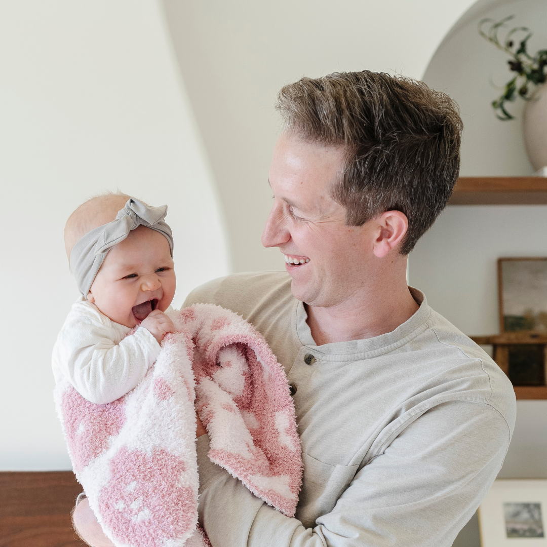 Double-Layer Bamboni Mini Blanket - Petal