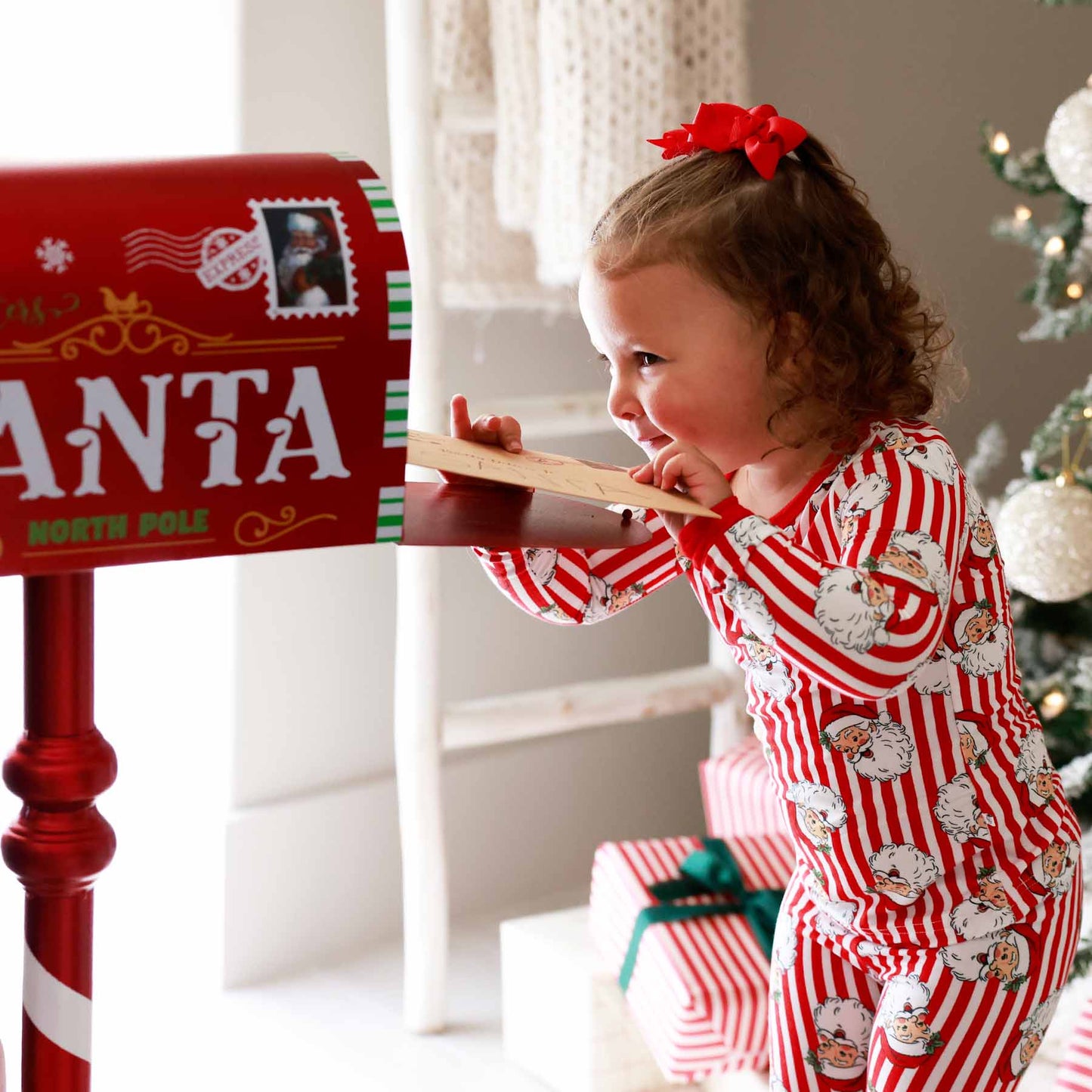 Christmas Bamboo Two Piece Pajama Sets - Santa Claus Lane