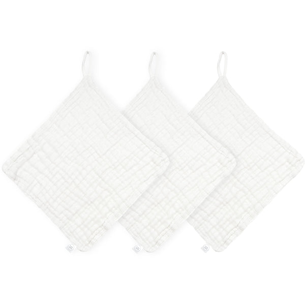 Lou Lou & Co. Washcloth 3 Pack - White