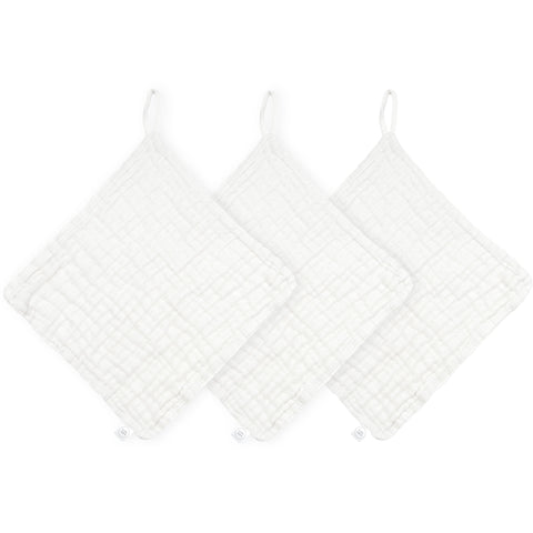 Lou Lou & Co. Washcloth 3 Pack - White