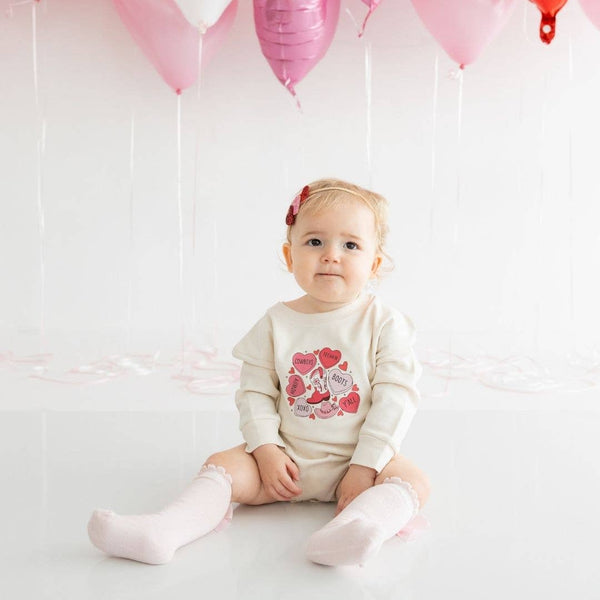 Glitter Hearts Valentine's Day Baby Headband