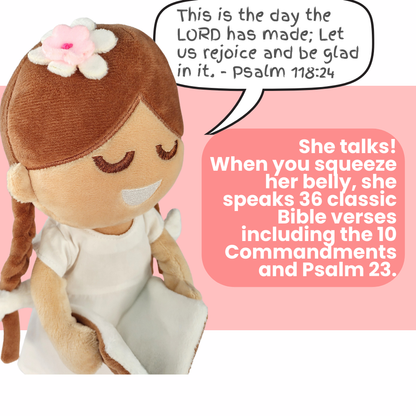 Talking Jesus Doll - BibleGirl - Speaks 36 Bible Verses