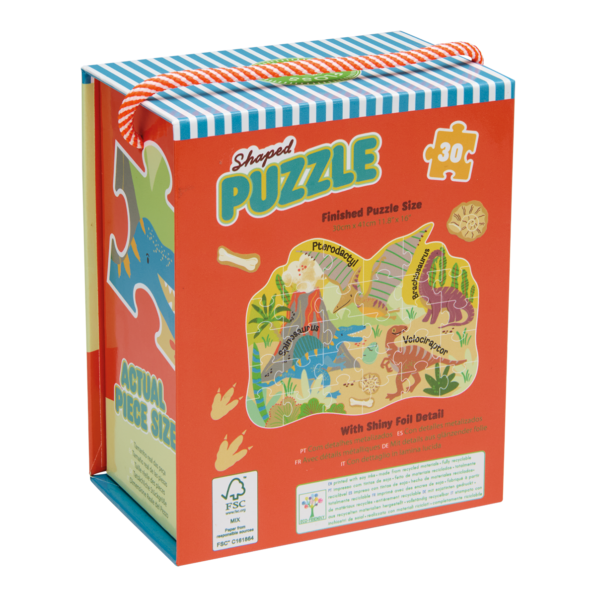 Dinosaur 30pc Shaped Jigsaw Puzzle