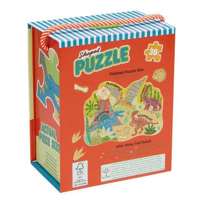 Dinosaur 30pc Shaped Jigsaw Puzzle