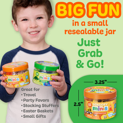 Sensory Mini Play Kit Jar with Cloud Clay