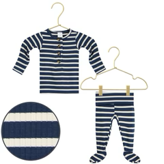 Jack Ribbed Top + Bottoms - Newborn