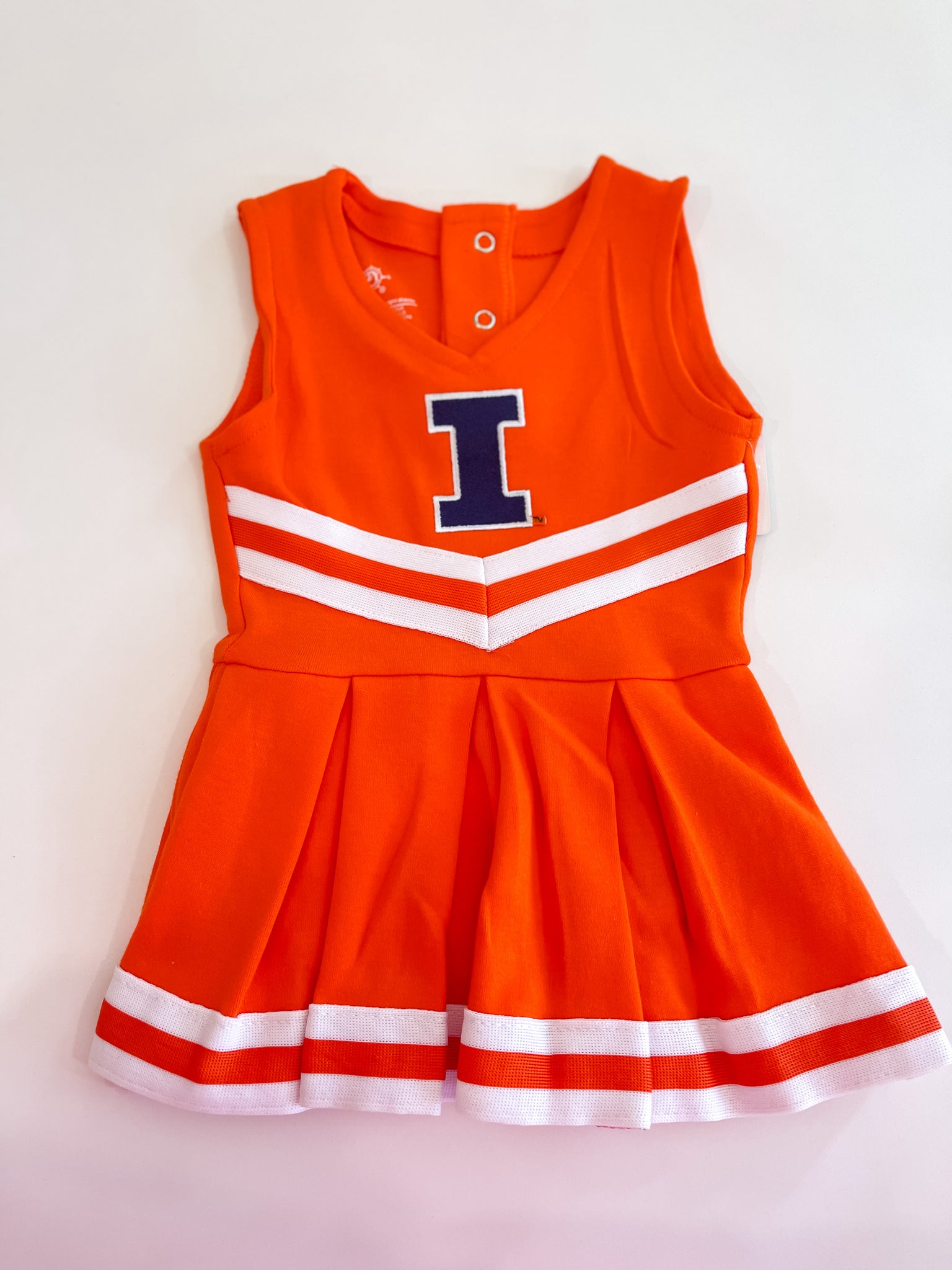 Infant Illini Cheer Dress - Orange