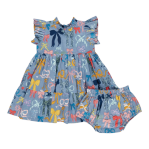 Baby Girls Jennifer Dress Set - Bows on Bows