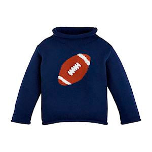 Mudpie Rollneck Sweater - Football