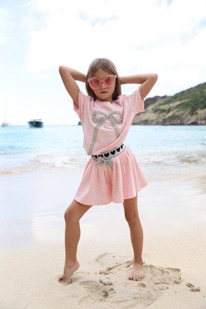 Crystal Bow Short Set