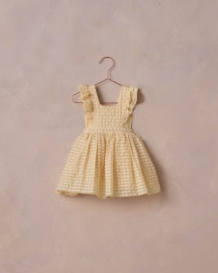 Provence Dress - Lemon Check
