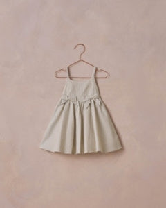 Betsy Dress - Sage Stripe