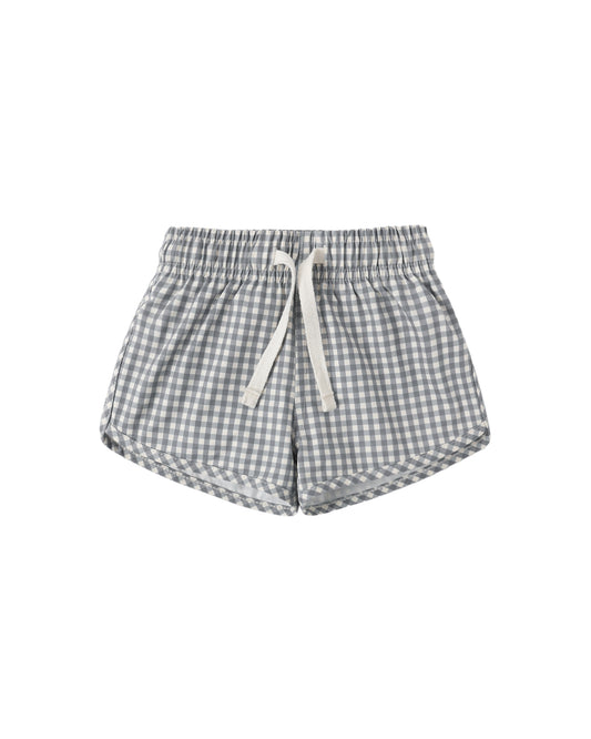 Boys Swim Short Ocean Gingham