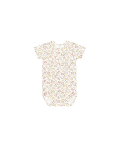 Bamboo Short Sleeve Bodysuit - Bloom