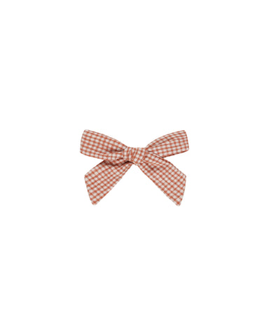 Bow - Poppy Gingham