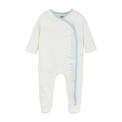 Mudpie - Chainstitch Blue Baby Sleeper