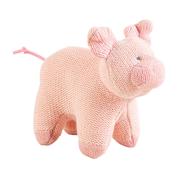 Pig Knit Rattle