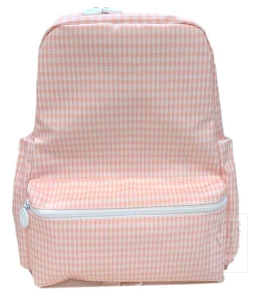 TRVL Backpack - Taffy Pink Gingham