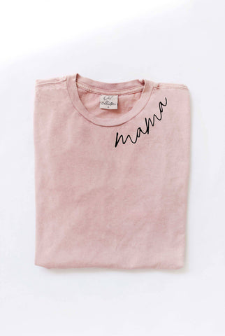OAT COLLECTIVE - MAMA Mineral Washed Graphic Top
