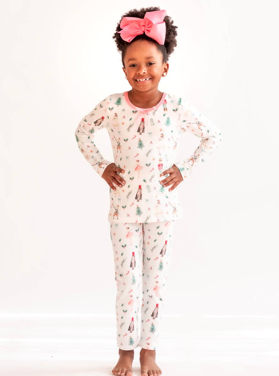 Charlie's Project Kids - Vintage Nutcracker - Kids Cloud Soft Long Sleeve Lounge Set