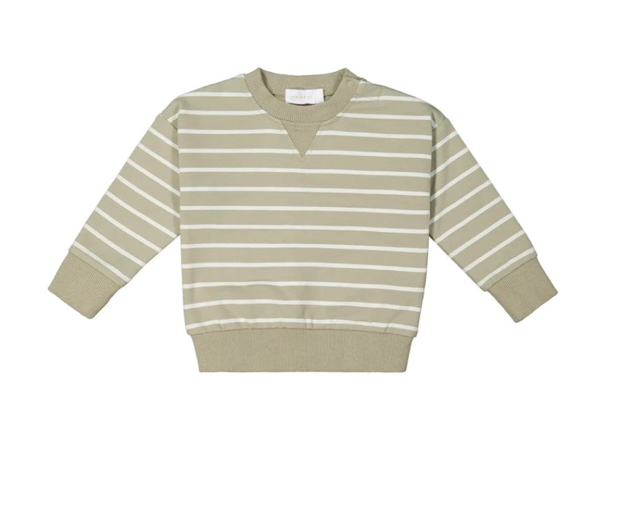 Organic Cotton Andy Pullover - Andy Stripe