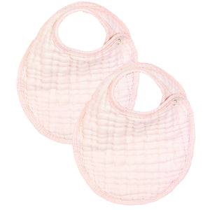 Cloud Muslin™ Bib 2 Pack - Blush