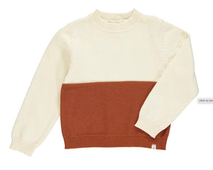 Landrum Sweater - Cream/Rust