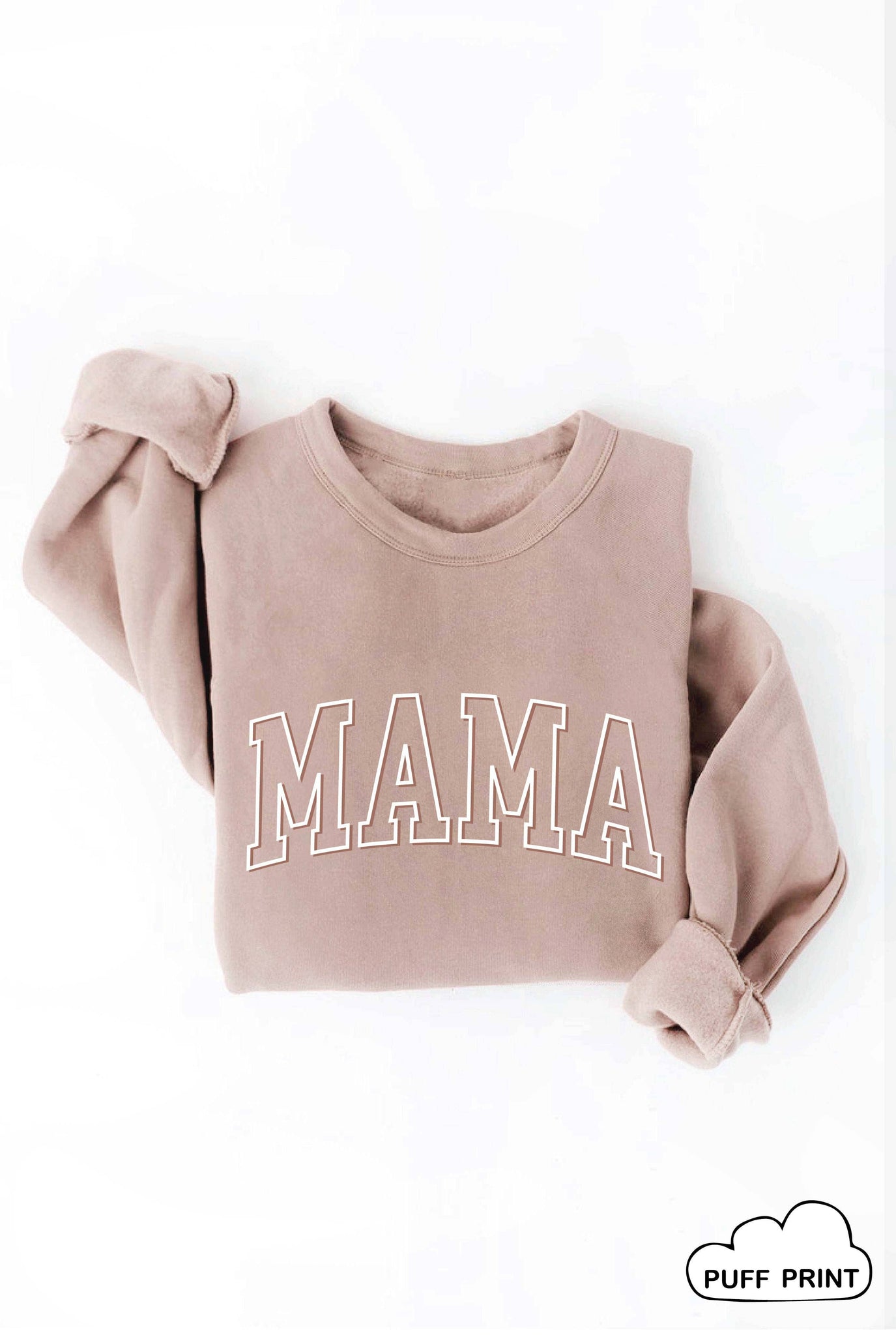 MAMA Puff print Graphic Sweatshirt