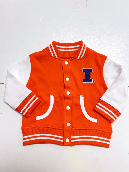 Illini Varsity Jacket - Orange