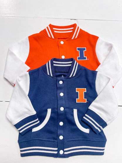 Illini Varsity Jacket - Orange