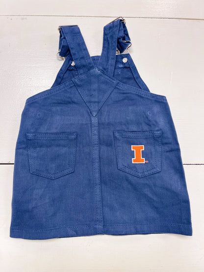 Illini Jumper Dress - Navy