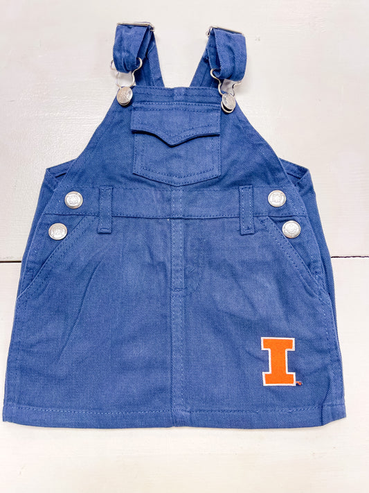 Illini Jumper Dress - Navy
