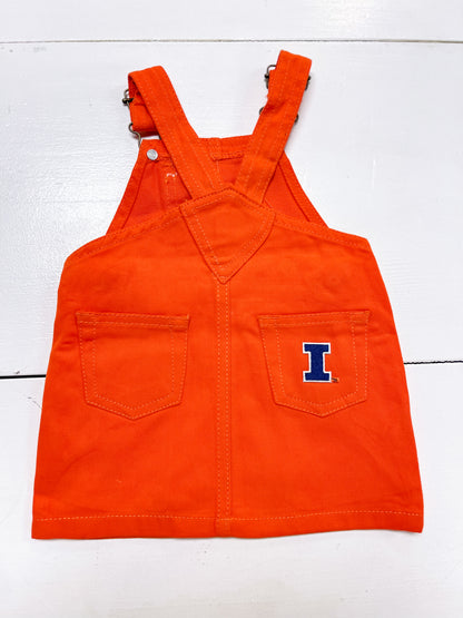 Illini Jumper Dress - Orange