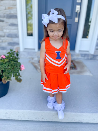 Illini Cheer Uniform - Orange