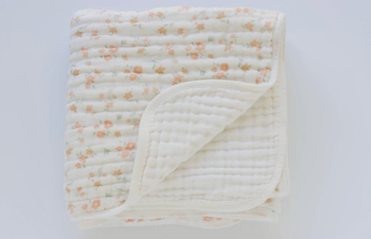 Muslin Baby Blanket - Blossom
