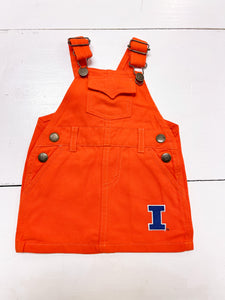 Illini Jumper Dress - Orange